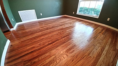 Wood Floor Restoration Service Example