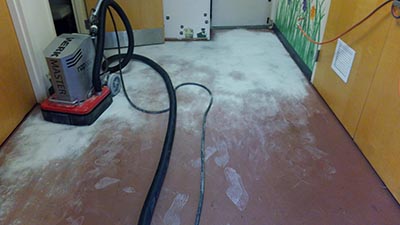 Concrete Grinding to Remove Old Surface