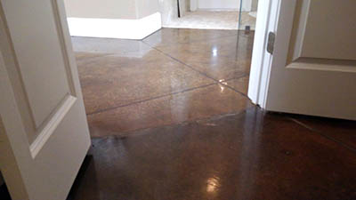 Concrete Polishing To A Mirror Finish 