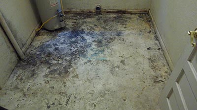 Heavy Concrete Stains Before Cleaning & Resurfacing