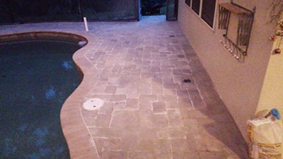 Paver repair complete