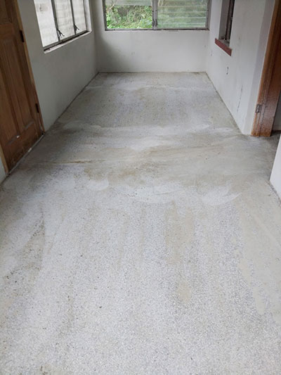 Durring Terrazzo Restoration