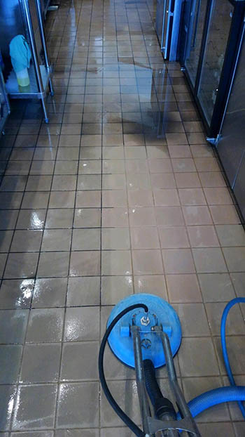 Dramatic Difference After Tile Steam Cleaning