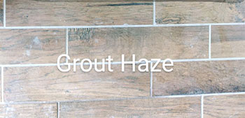 Dirty Tile With Grout Haze
