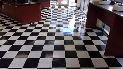 Vinyl Floor Bleach White