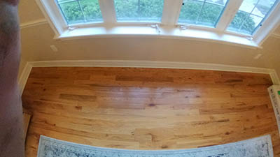 Wood Floor Refinishing Restoration Complete