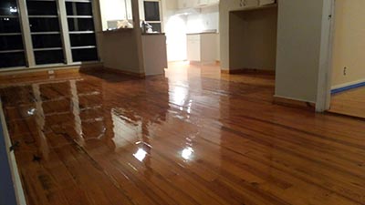 Hardwood Floor Top Scrub & Recoat