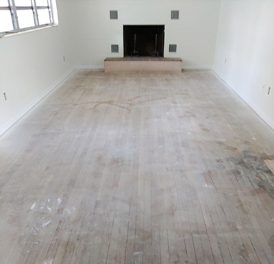 Wood Floor Refinishing Before Repair